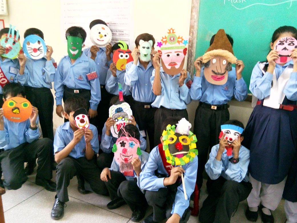 Mask Making Competition Class IV 27 May, 2015 [JS]