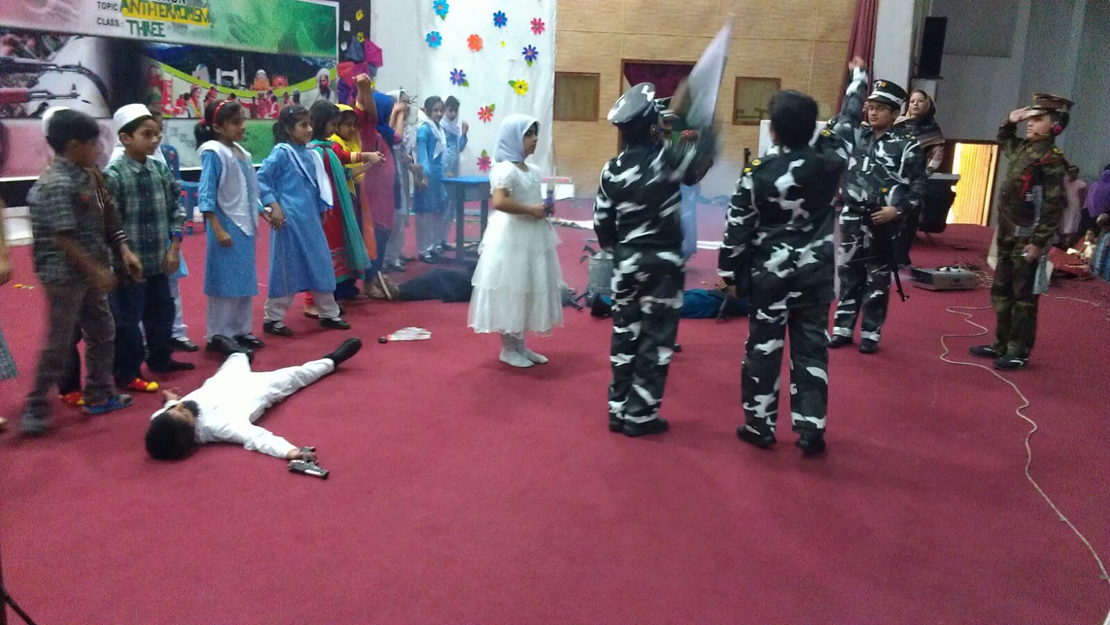 Tableau Competition Class – III, Theme – Anti Terrorism (27/10/2015)