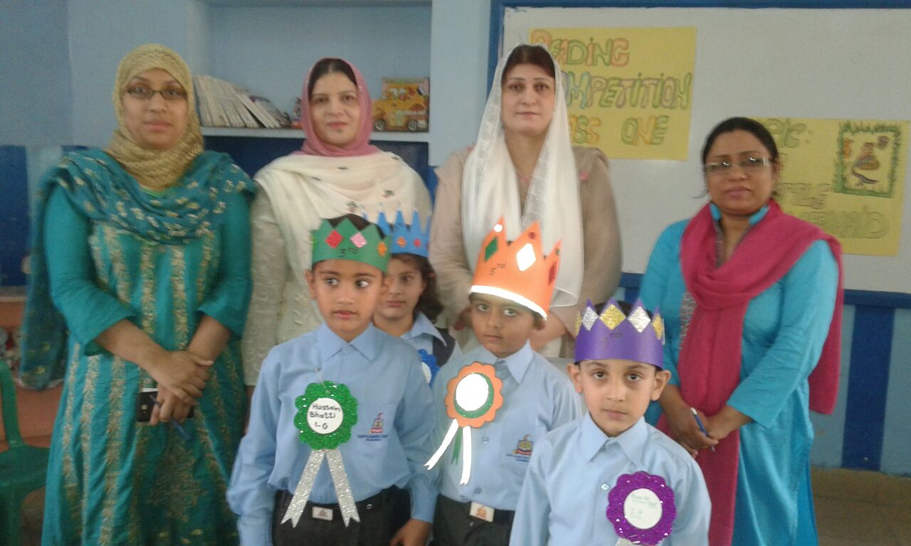 Reading Competition Class One 16 May, 2015